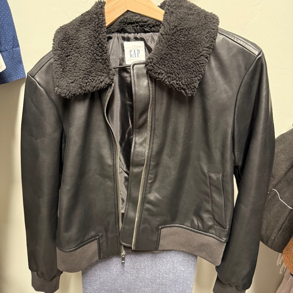 Gap leather jacket